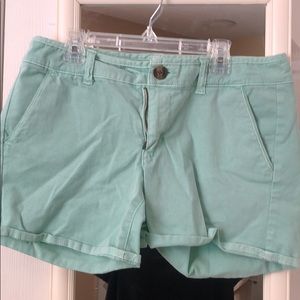 Mint Green Shorts